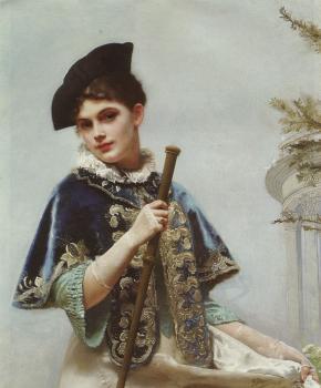 Gustave Jean Jacquet : A Portrait of a Noble Lady